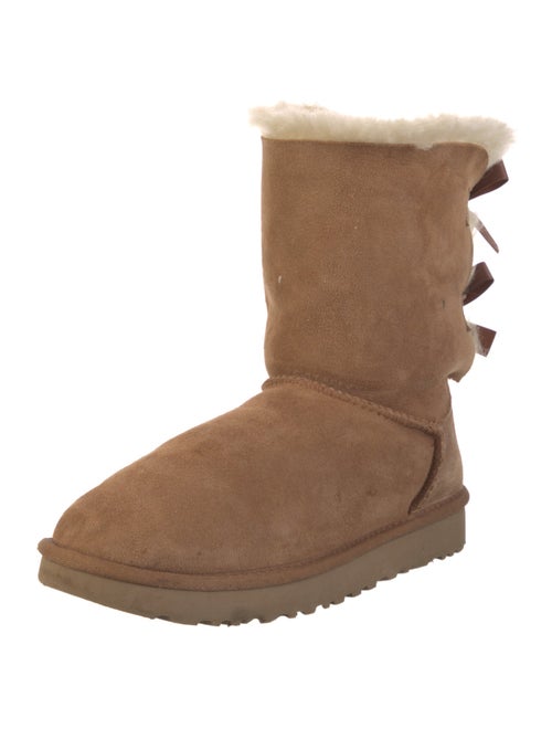 UGG Suede Bow Accents Boots