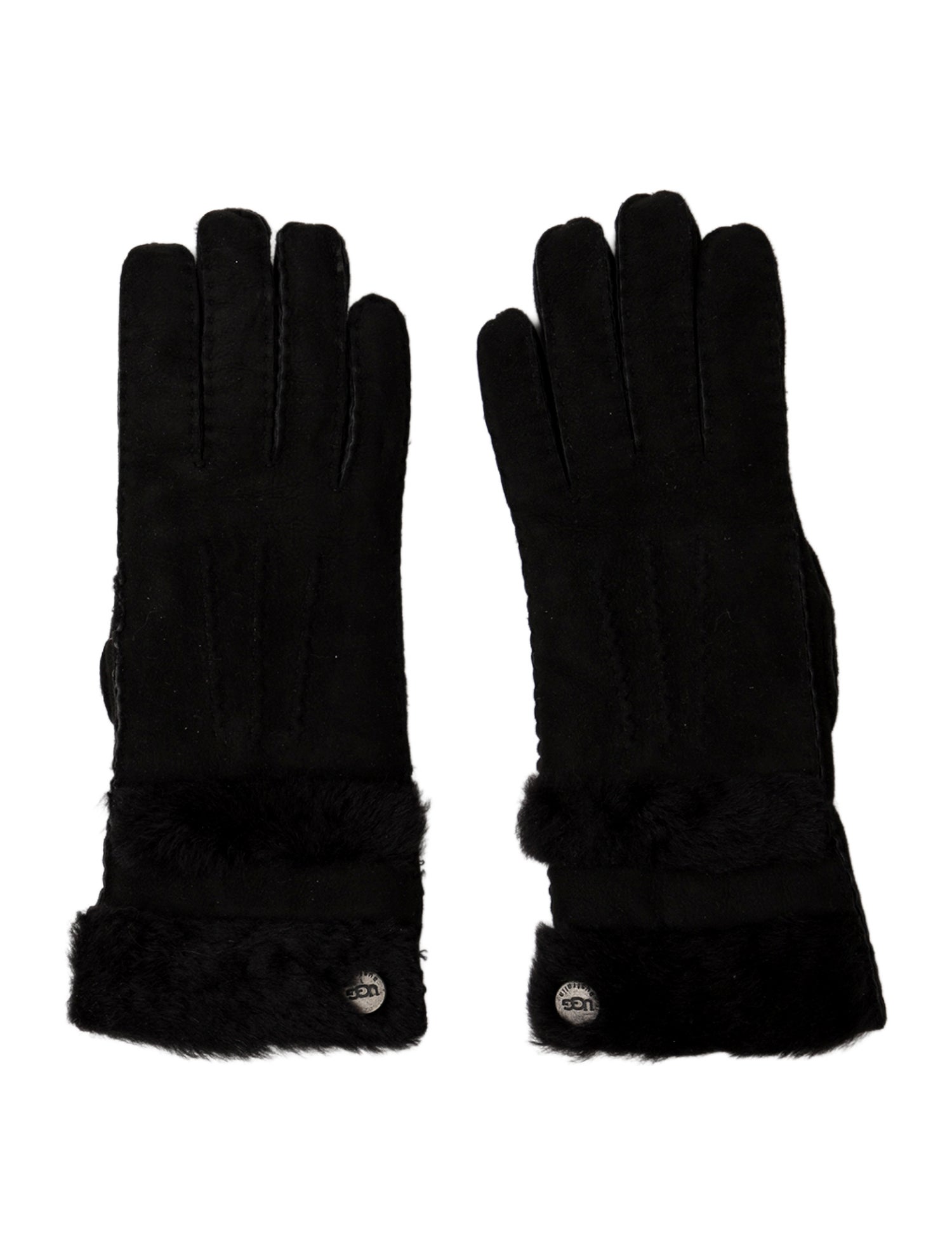 UGG Women's suede winter gloves