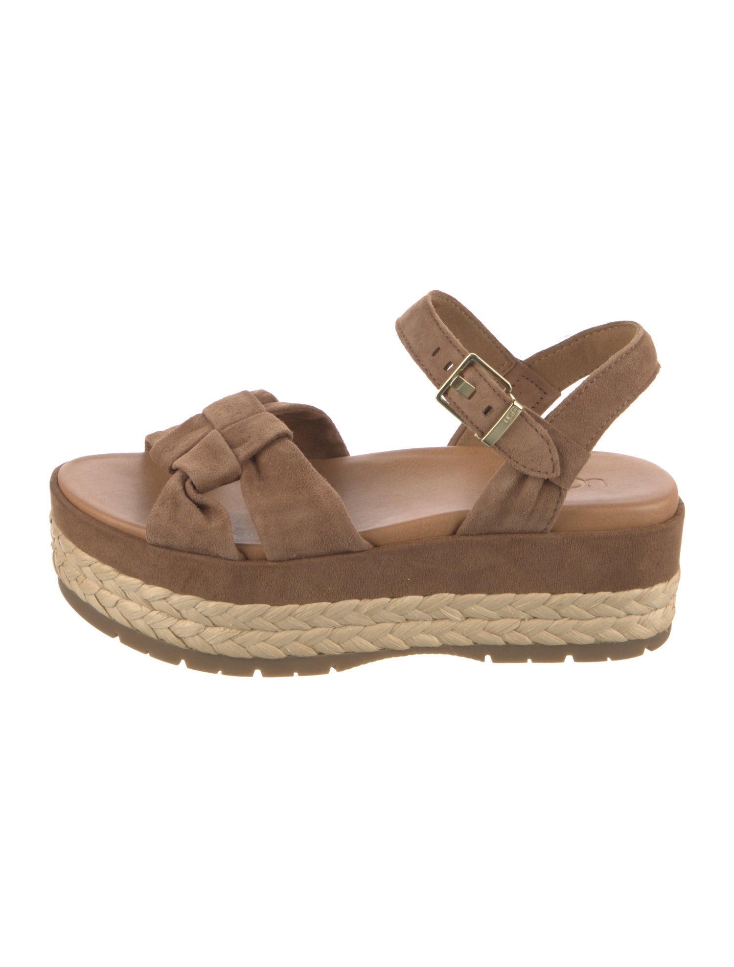 UGG Suede Braided Accents Espadrilles