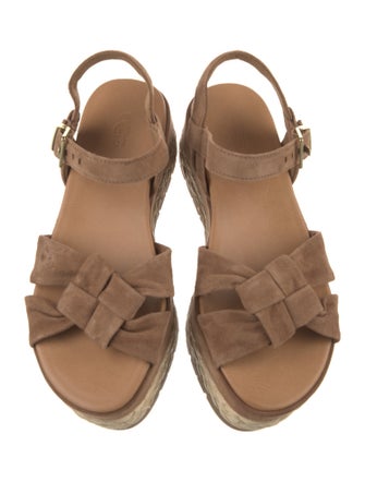 UGG Suede Braided Accents Espadrilles