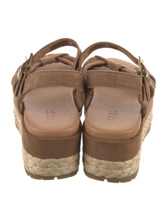 UGG Suede Braided Accents Espadrilles