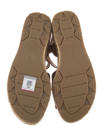 UGG Suede Braided Accents Espadrilles