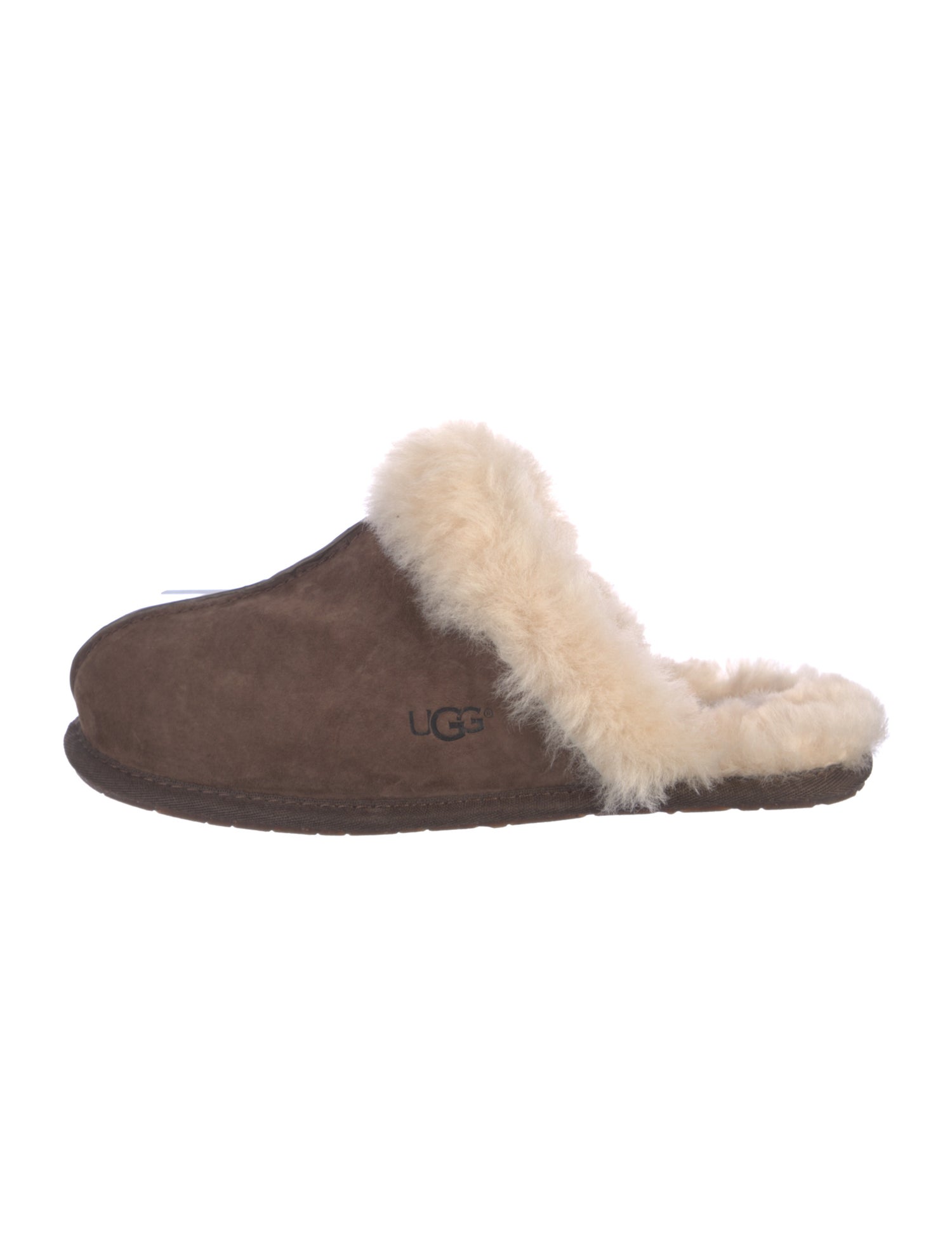 UGG Suede Colorblock Pattern Mules