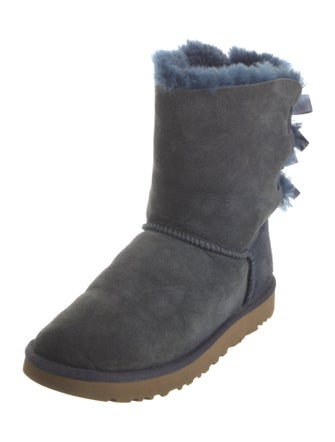 UGG Suede Colorblock Pattern Boots