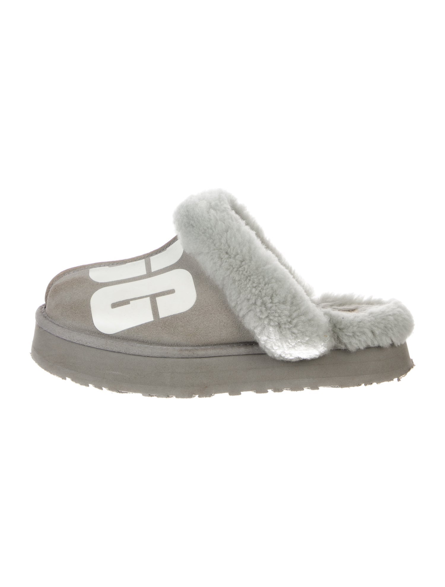 UGG Suede Graphic Print Mules