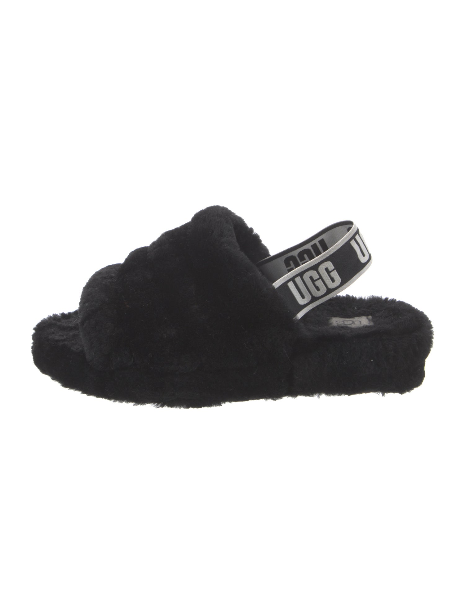 UGG Shearling Slingback Sandals