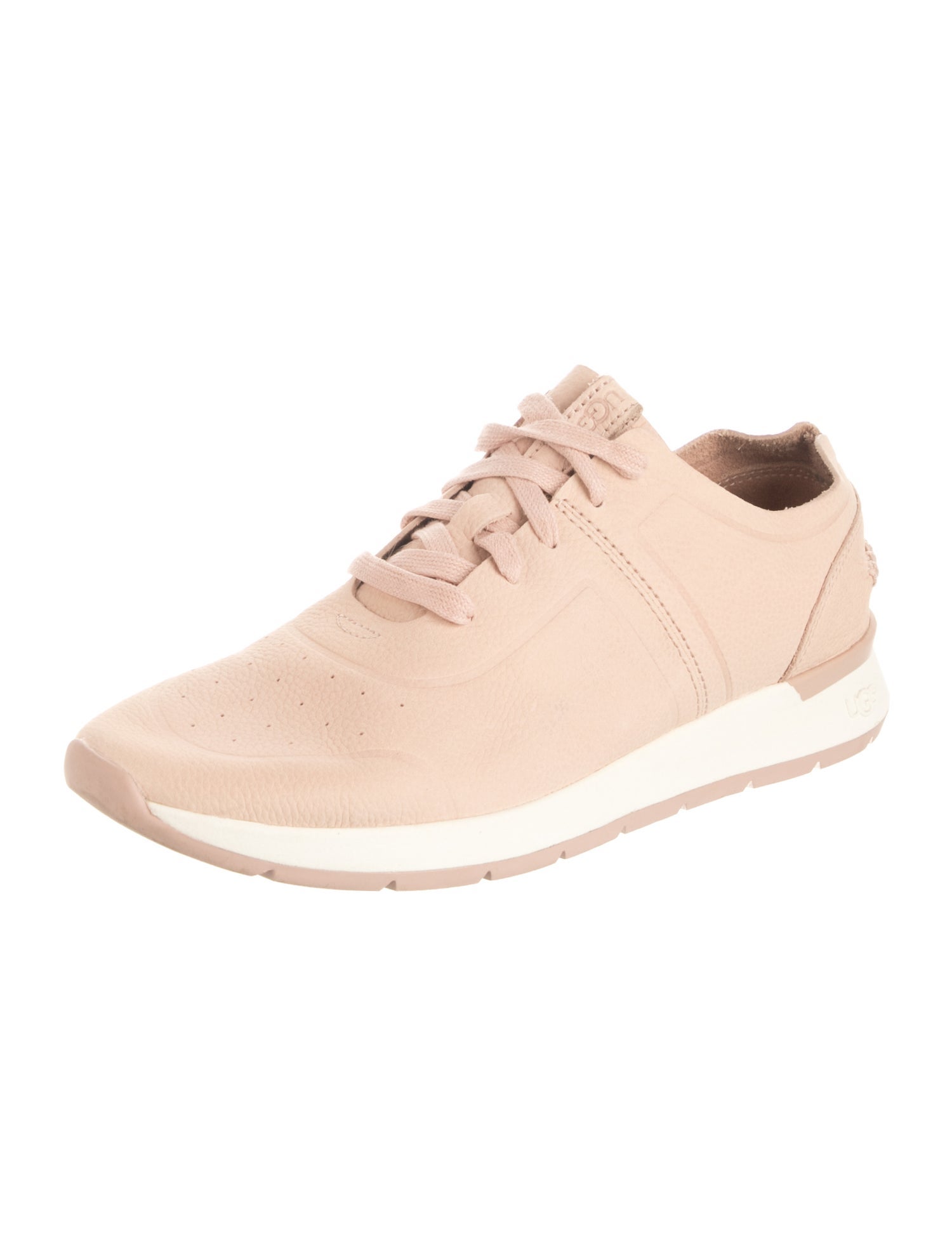 UGG Leather Colorblock Pattern Sneakers