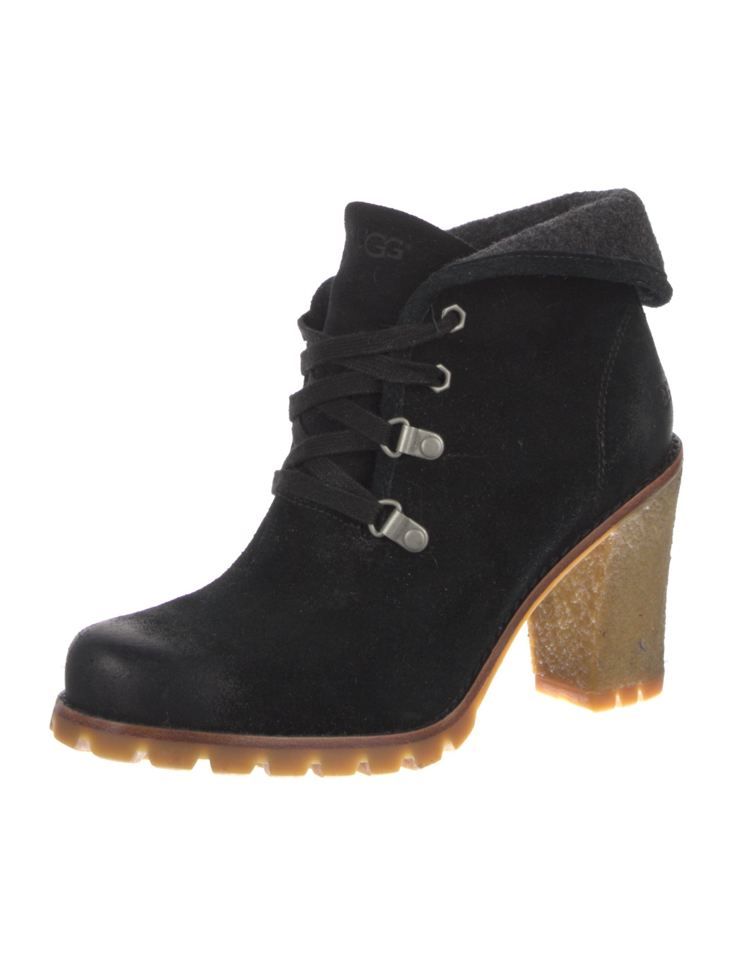 UGG Suede Lace-Up Boots
