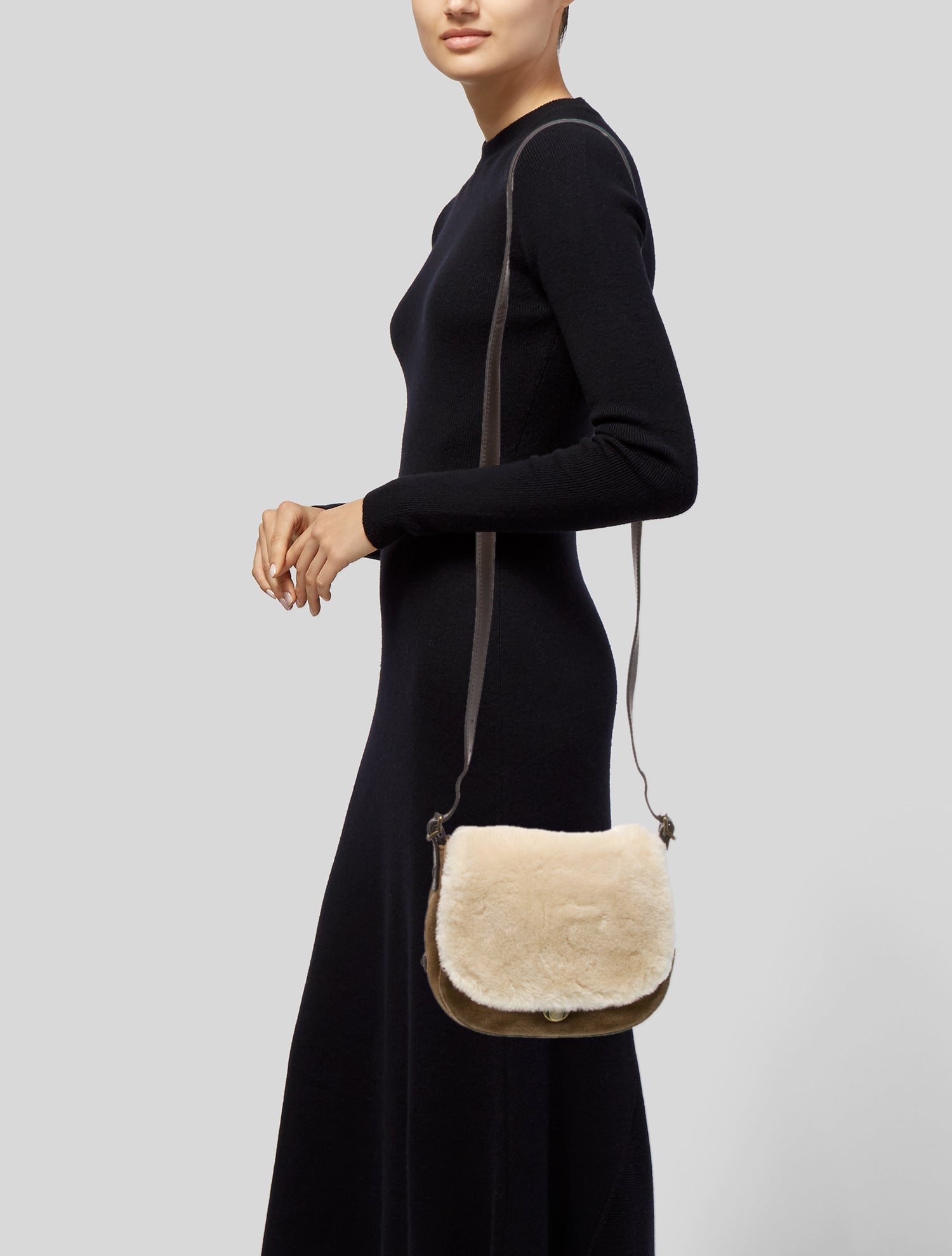 UGG Suede Crossbody Bag