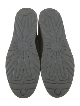 UGG Suede Fur Trim Boots