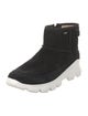 UGG Suede Fur Trim Rain Boots