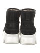 UGG Suede Fur Trim Rain Boots