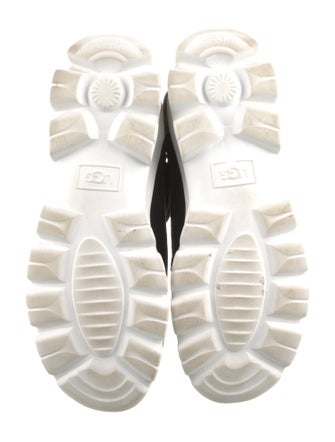 UGG Suede Fur Trim Rain Boots