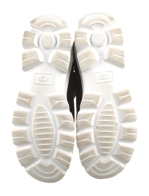 UGG Suede Fur Trim Rain Boots