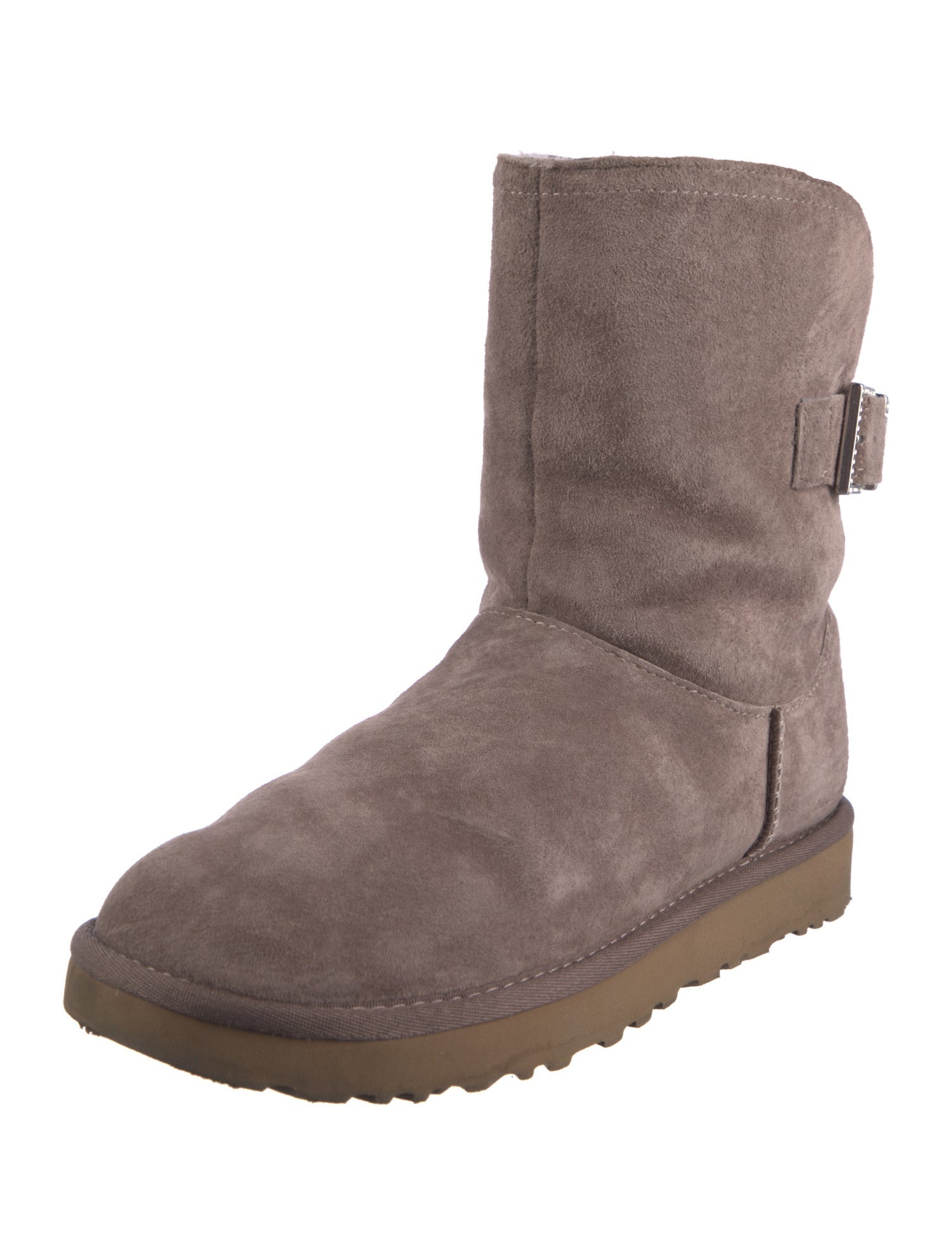 UGG Suede Crystal Embellishments Boots