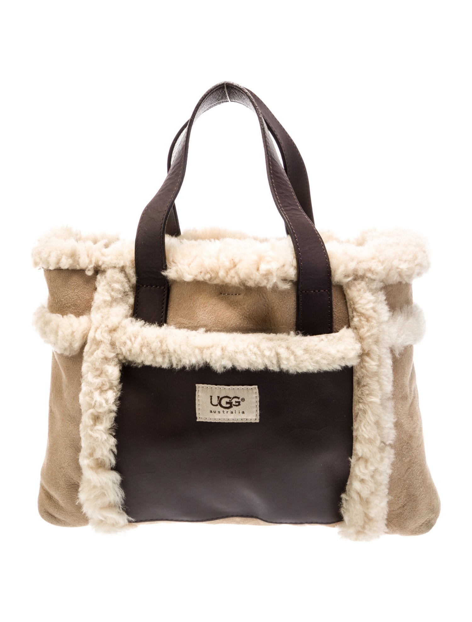 UGG Shearling Top Handle Bag
