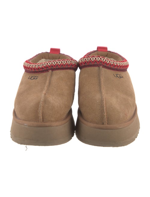 UGG Suede Colorblock Pattern Lace-Up Boots
