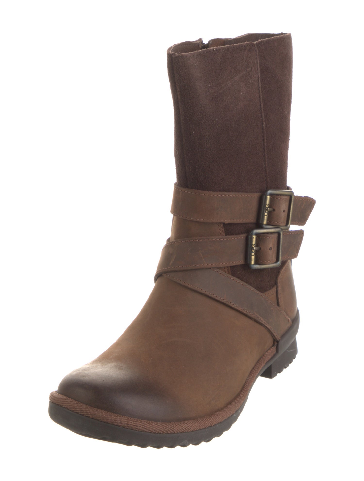 UGG Leather Moto Boots