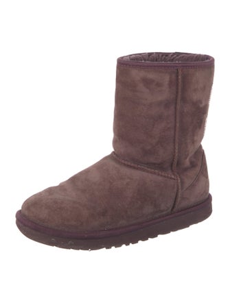 UGG Suede Crystal Embellishments Boots