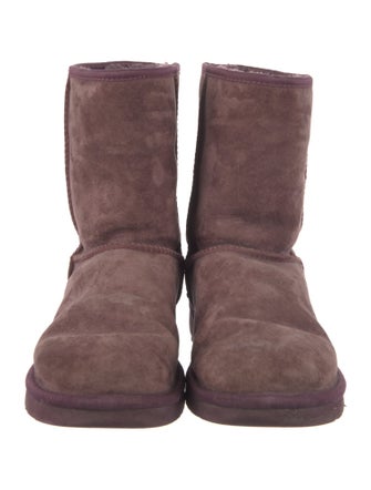 UGG Suede Crystal Embellishments Boots
