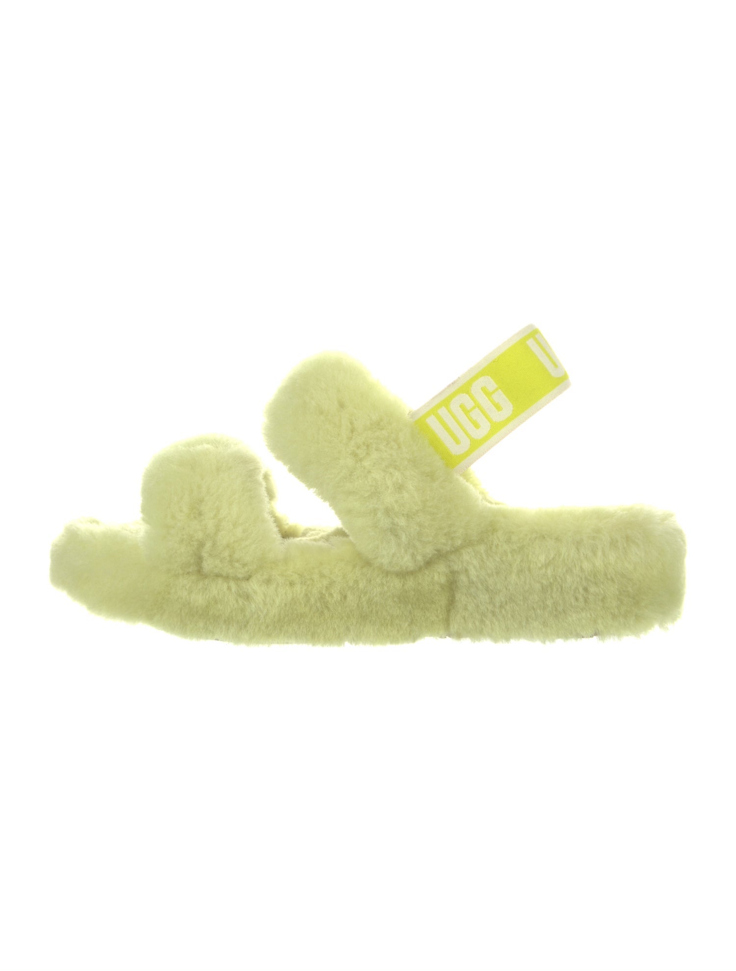 UGG Fur Slingback Sandals