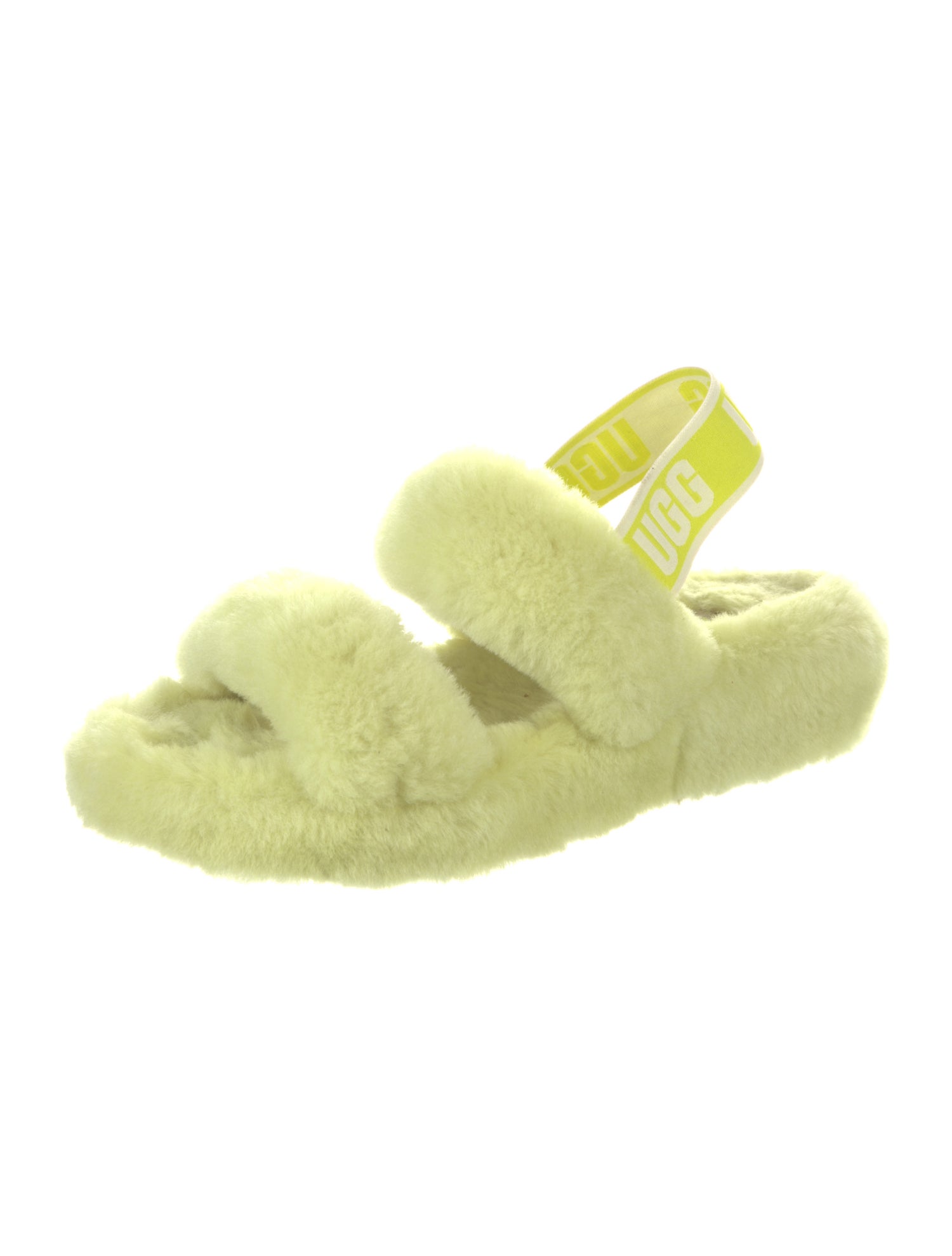 UGG Fur Slingback Sandals