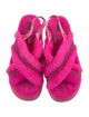 UGG Shearling Slingback Sandals