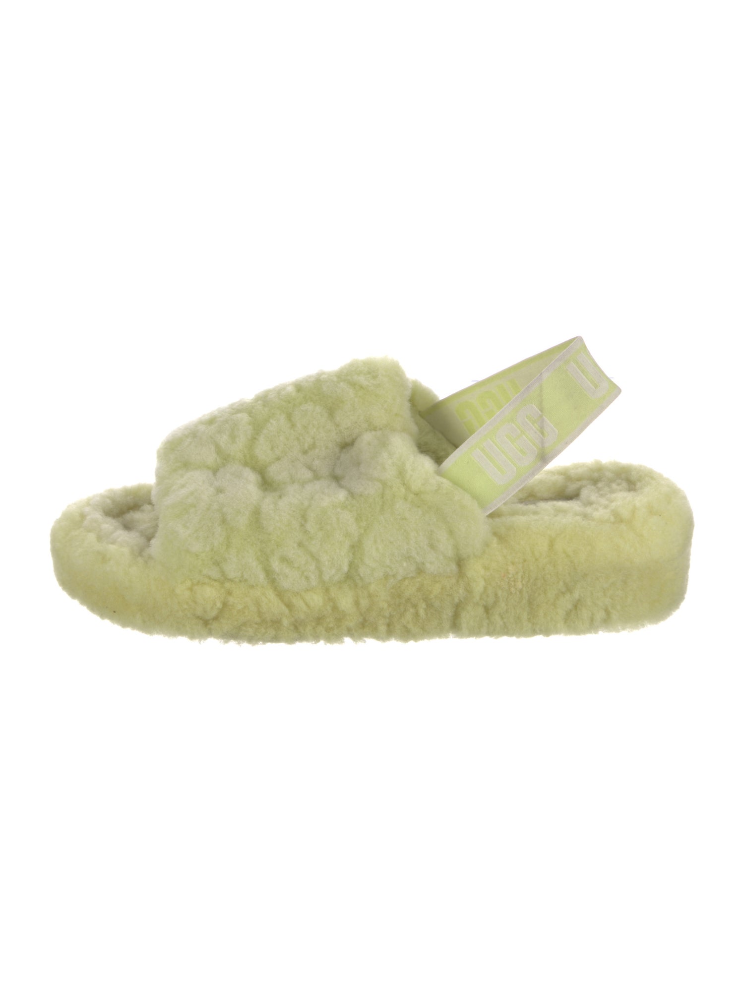 UGG Fur Slingback Sandals