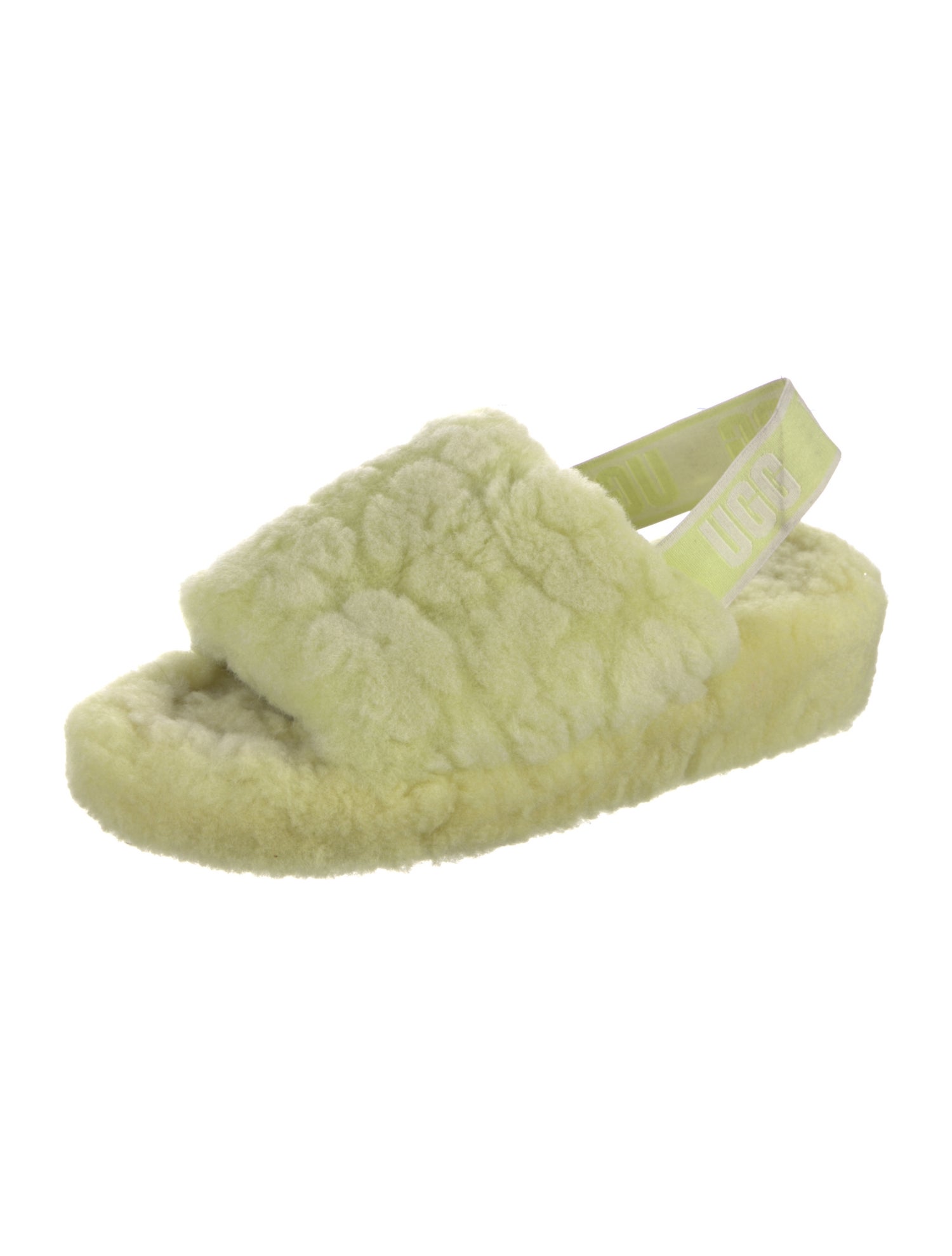 UGG Fur Slingback Sandals