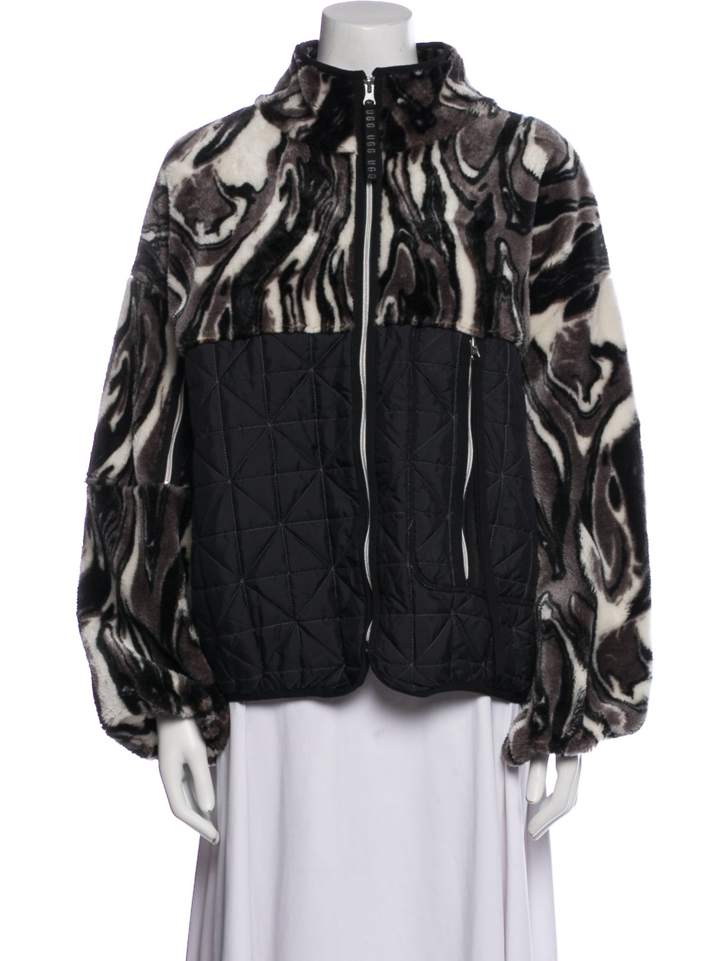 UGG Printed Faux Fur Jacket