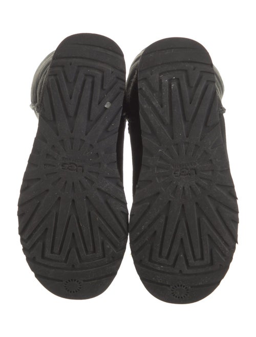 UGG Suede Fur Trim Boots