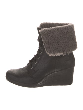 UGG Suede Lace-Up Boots