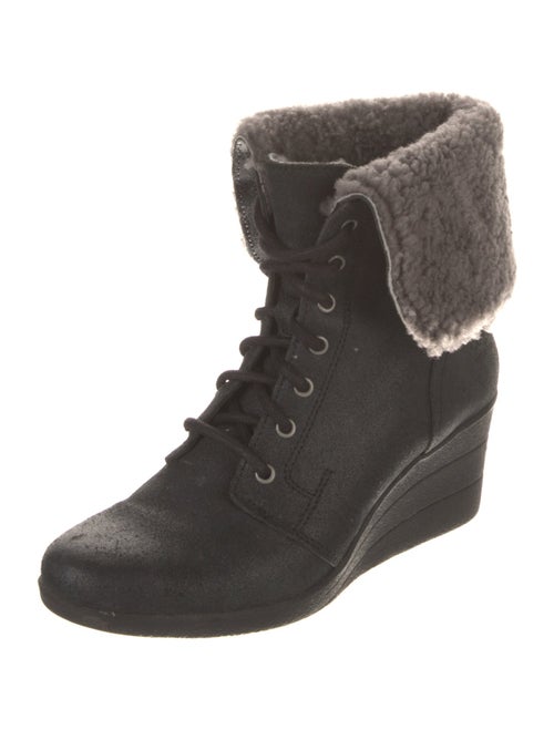 UGG Suede Lace-Up Boots