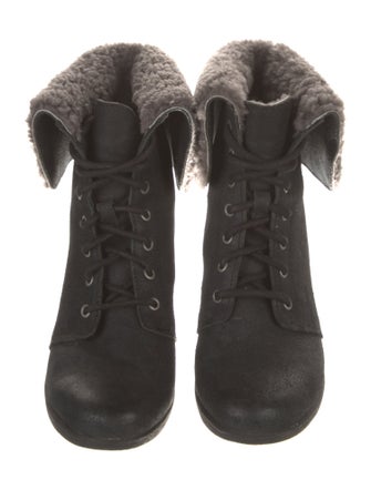 UGG Suede Lace-Up Boots