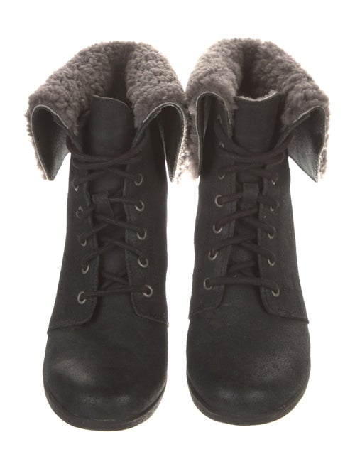 UGG Suede Lace-Up Boots