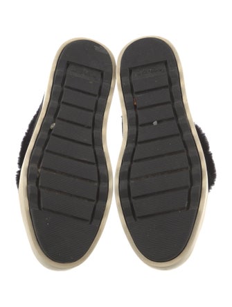 Koolaburra Leather Faux Fur Trim Lace-Up Boots