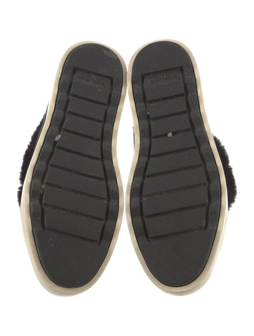 Koolaburra Leather Faux Fur Trim Lace-Up Boots