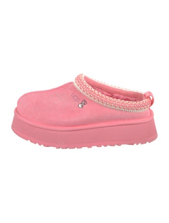 UGG Suede Fur Trim Mules