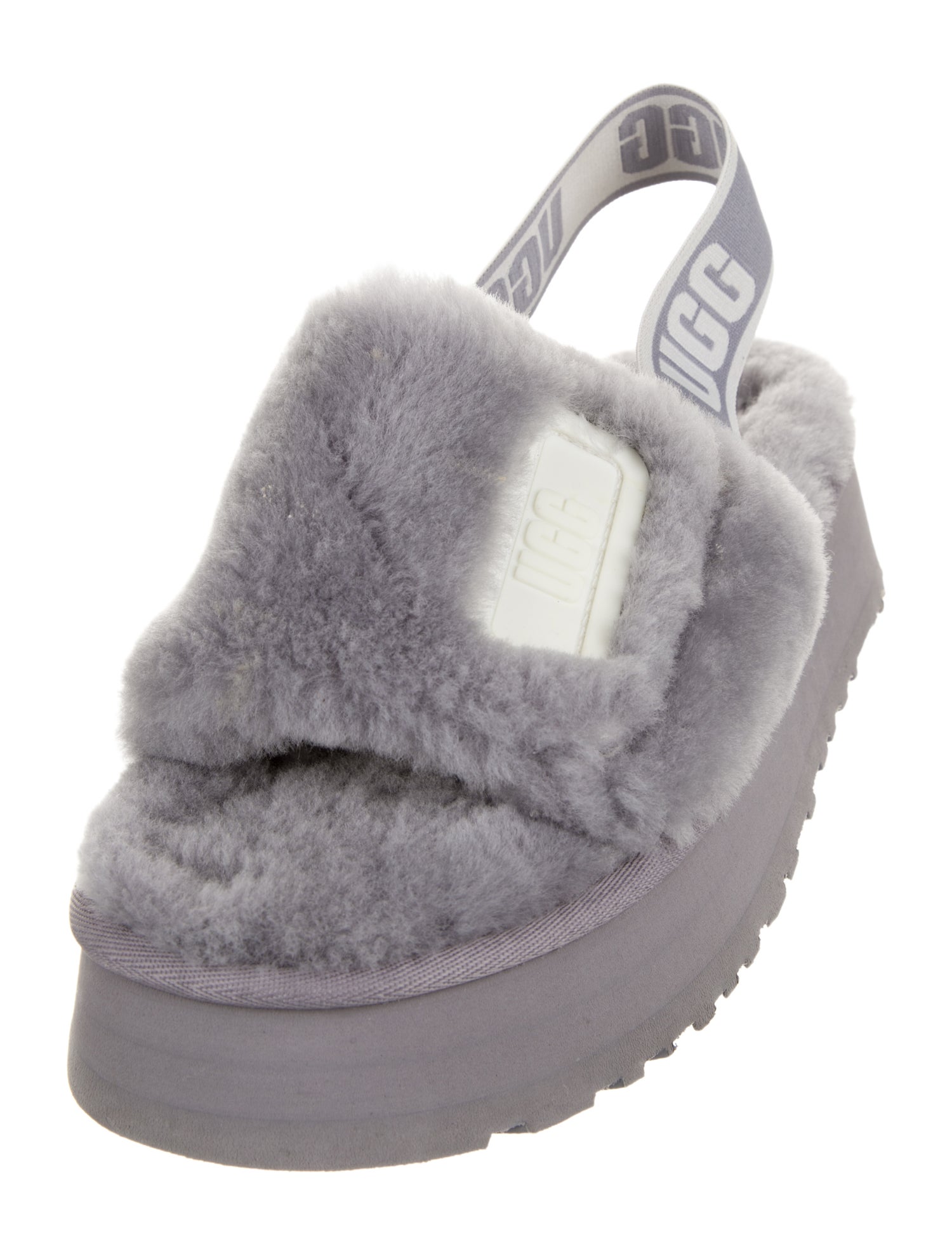 UGG Shearling Slingback Sandals