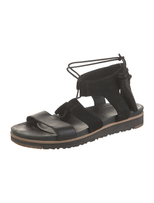 UGG Suede Tassel Accents Gladiator Sandals