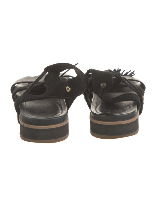 UGG Suede Tassel Accents Gladiator Sandals