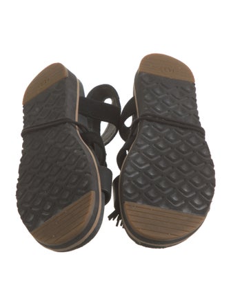 UGG Suede Tassel Accents Gladiator Sandals