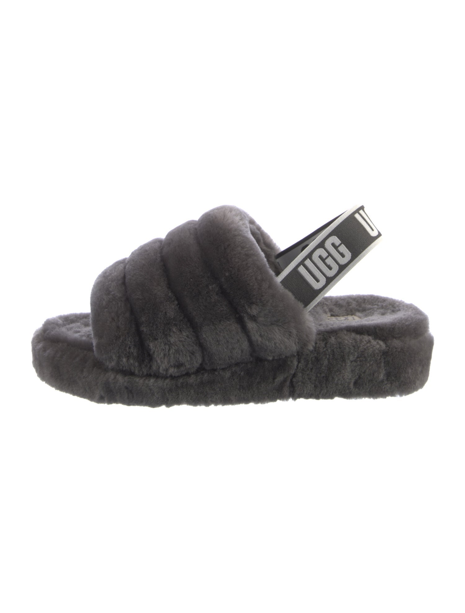 UGG Fur Slingback Sandals