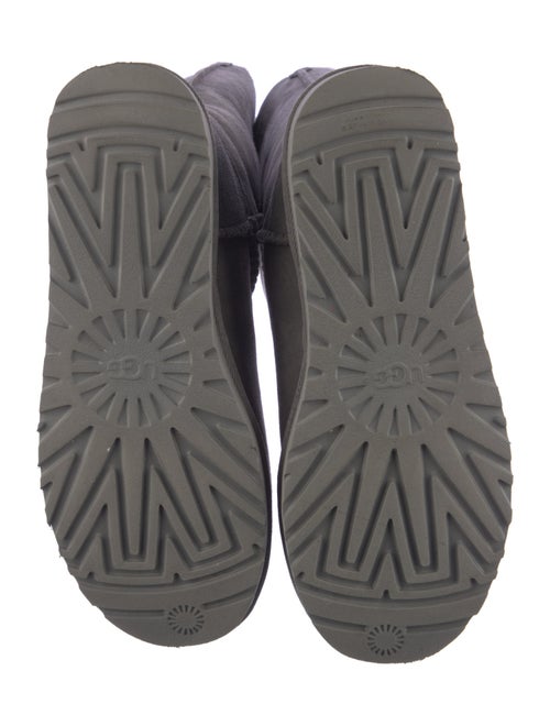 UGG Suede Fur Trim Boots