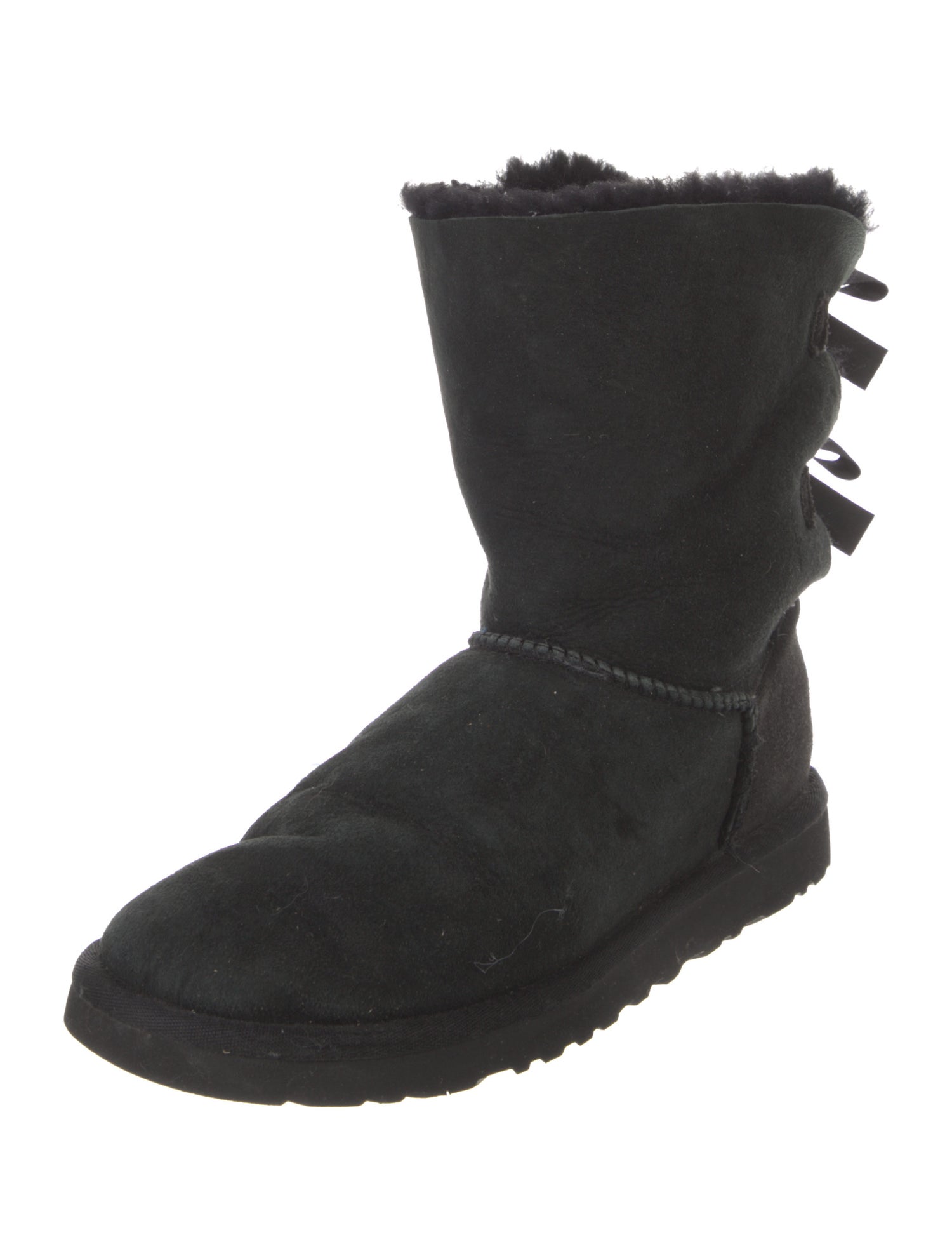 UGG Suede Bow Accents Boots