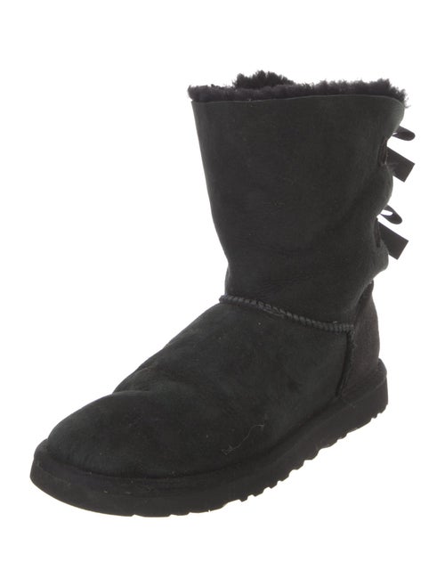 UGG Suede Bow Accents Boots