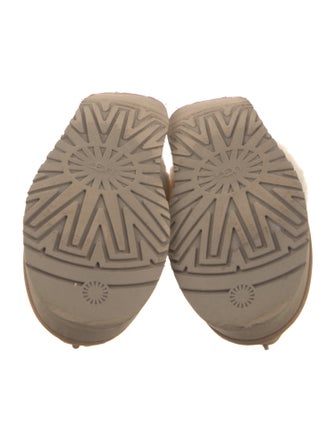 UGG Suede Fur Trim Mules