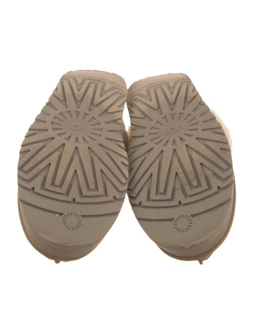 UGG Suede Fur Trim Mules