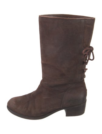 UGG Suede Moto Boots