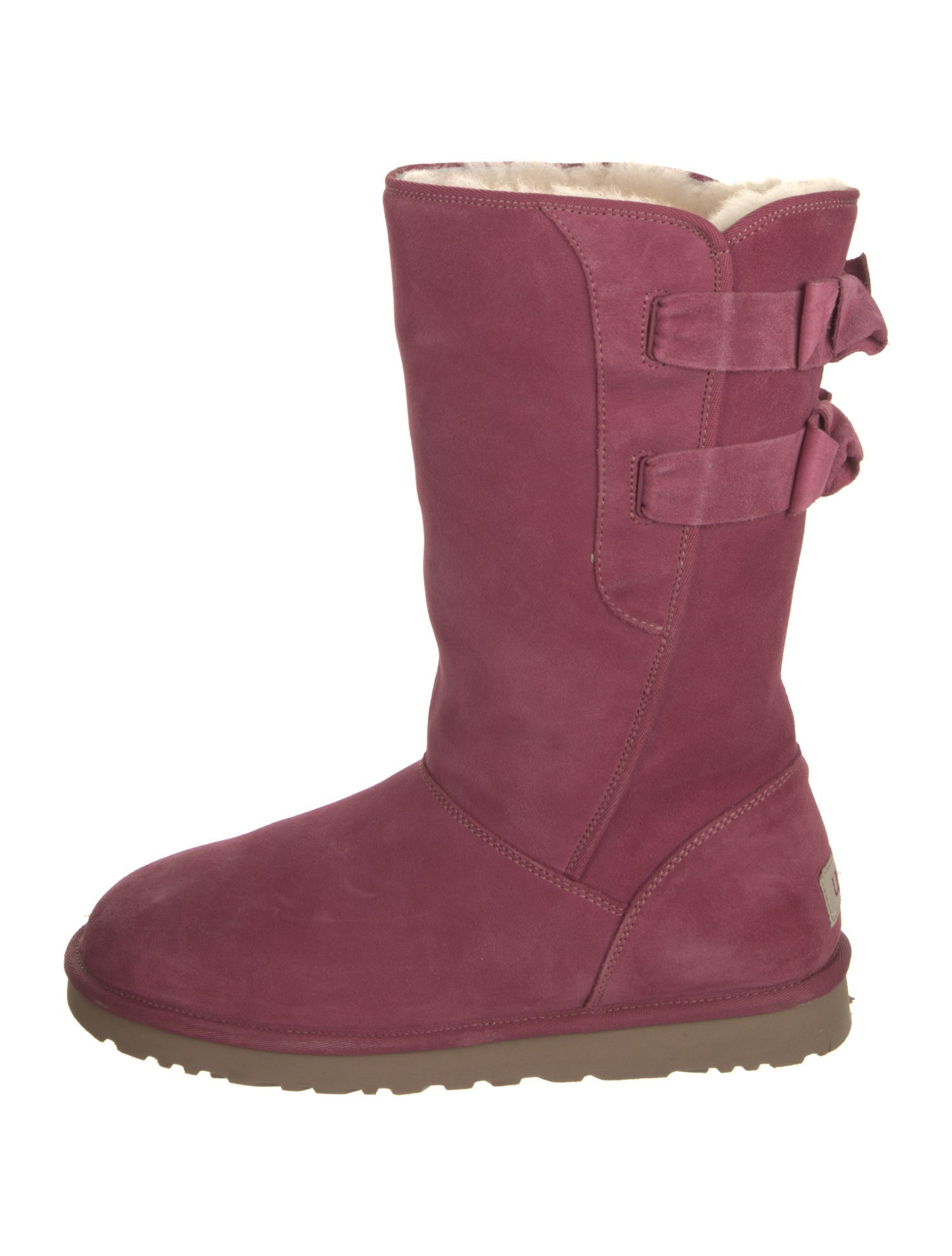 UGG Suede Bow Accents Boots